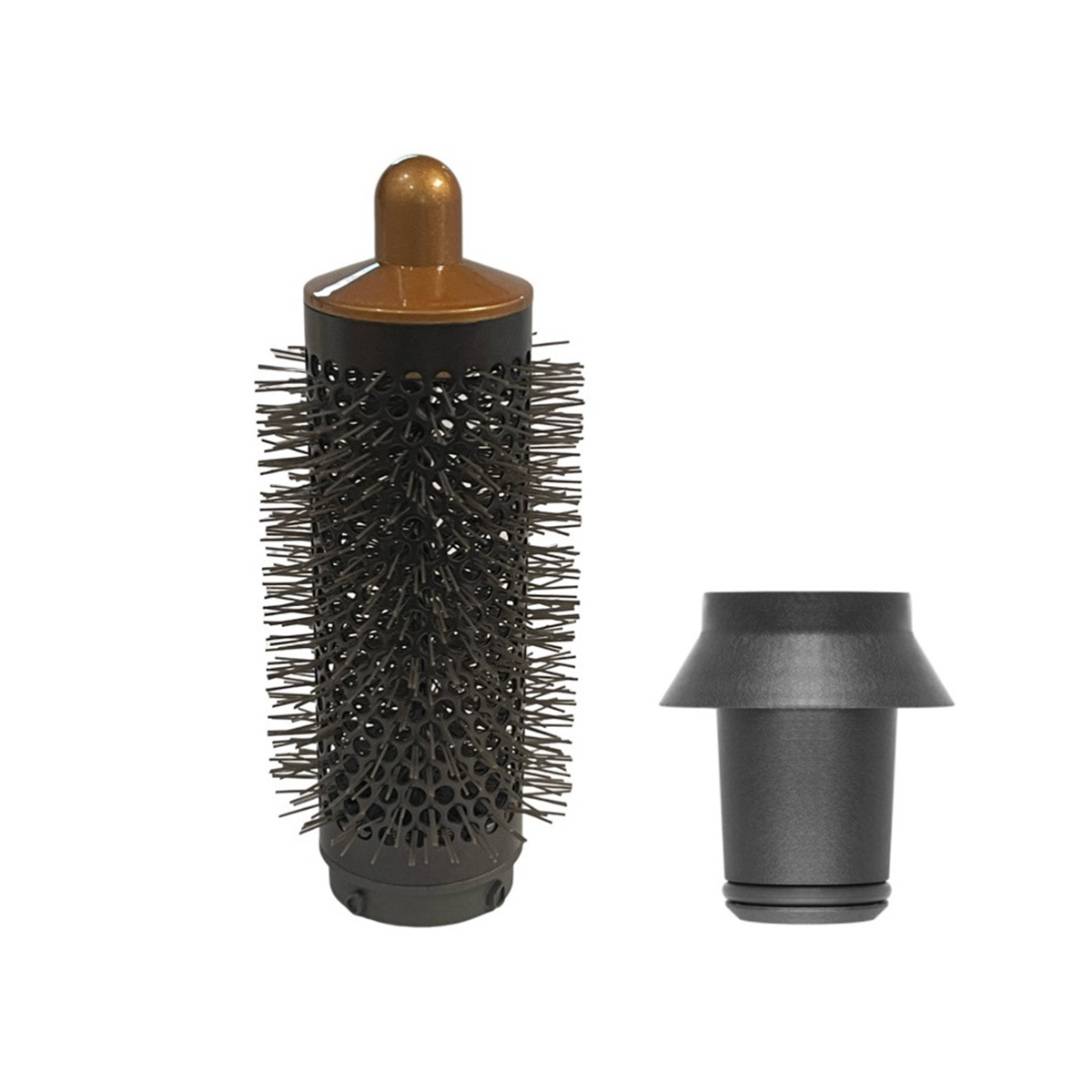 Intervalles Peigne et adaptateur pour Dyson Airwrap Styler, Accessoires pour sèche-cheveux supersonique, Outil pour friser les cheveux, Or et gris