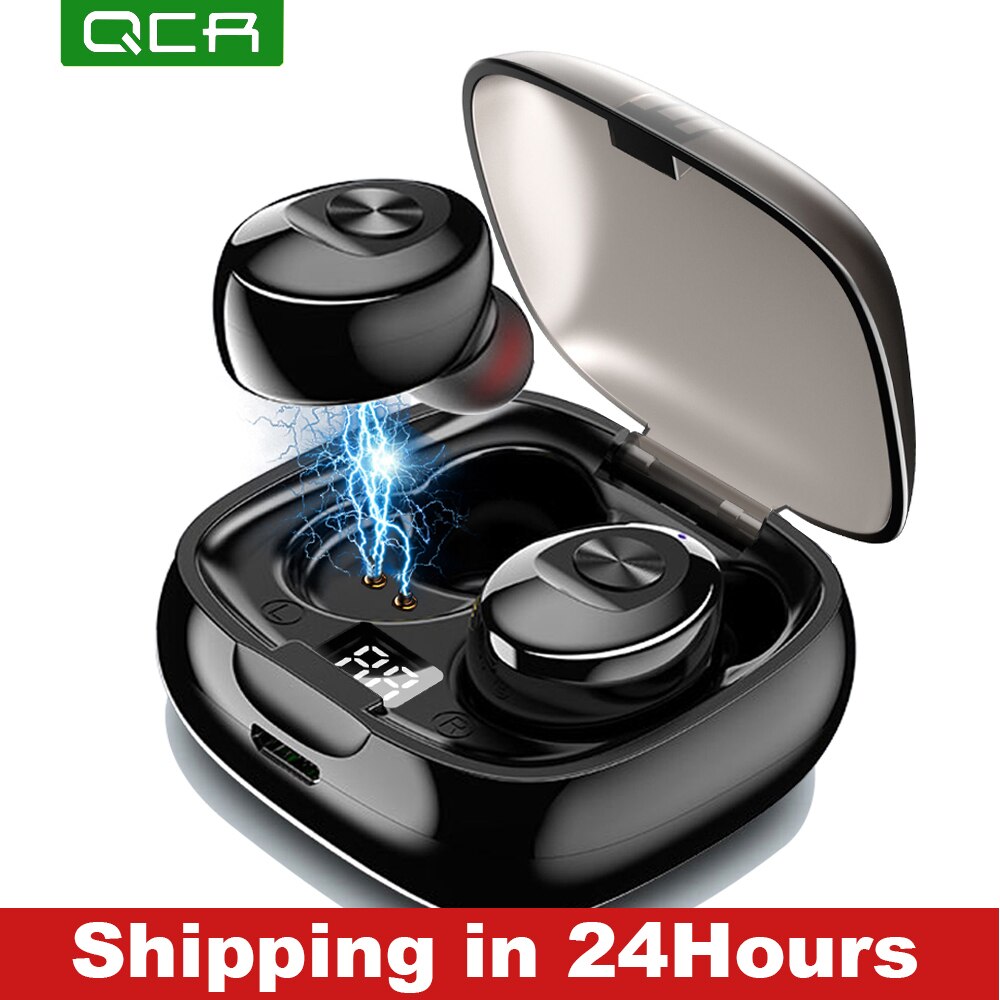 Qcr XG8 Tws Bluetooth 5.0 Oortelefoon Stereo Draadloze Earbus 8D Hifi Sound Sport Koptelefoon Handsfree Gaming Headset
