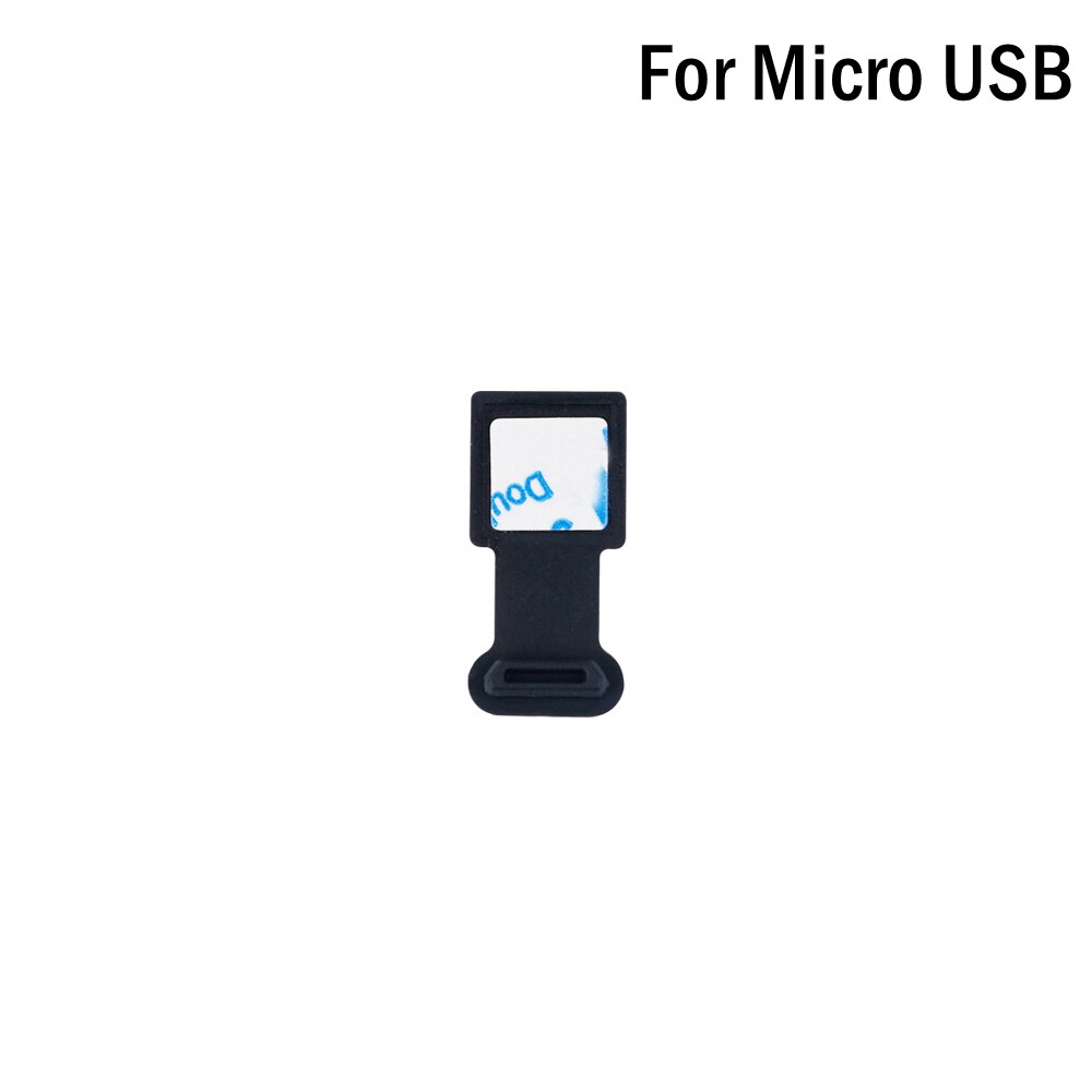 Prise anti-poussière de téléphone en Silicone, anti-perte, Port de chargement micro USB type-c, housse de protection anti-poussière pour iPhone: Upgrated Micro USB