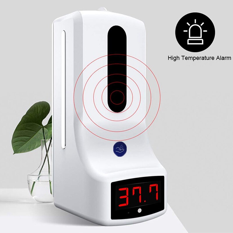 K9 Automatic Liquid Soap Dispenser Smart Sensor Digital Hands Washing Free Machine Non-Contact Infrared Thermometer