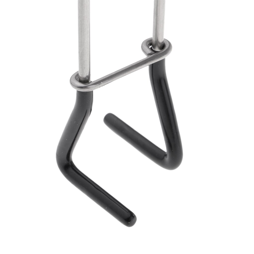 1PC 17cm Fisch Mund Öffner Kiefer Spreader Edelstahl Fisch Klammer Mund Gag Haken Entfernen Für Offenes Fisch hecht Angeln Zubehör