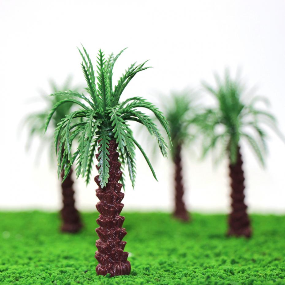 YS05 20pcs 30mm-105mm Model Palm Trees Model Layout Train Scale 1:250 - 1:50 Z HO Scale