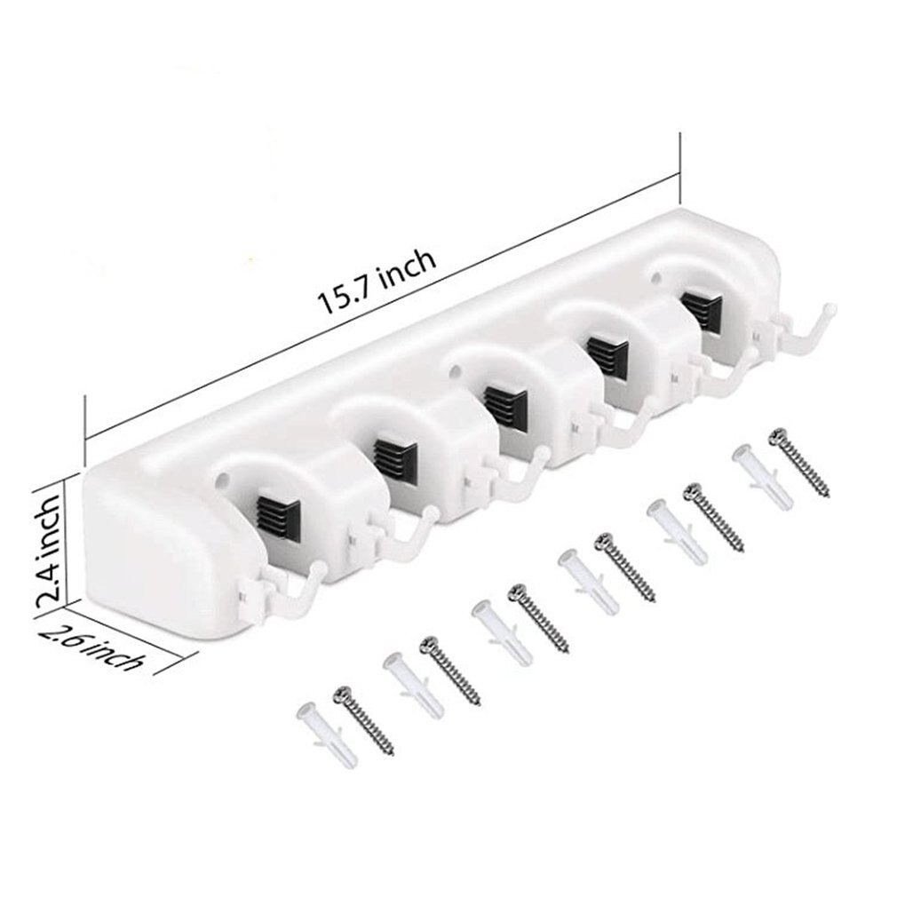 Space Aluminum Clothes Rack 5 Position White Rack Washing Table Convenient Bathroom And Toilet Storage Rack