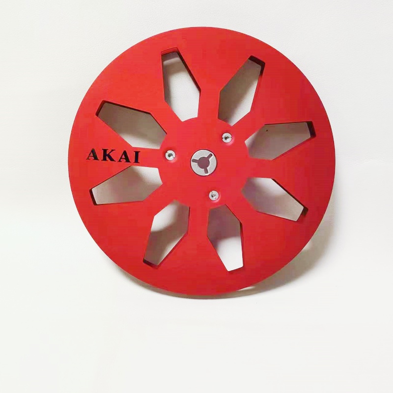 akai 7" X ¼” Inch Empty Tape Reel Nab Hub Reel-To-Reel Recorders Accessory Empty Aluminum Disc Opening Machine Parts: Blue