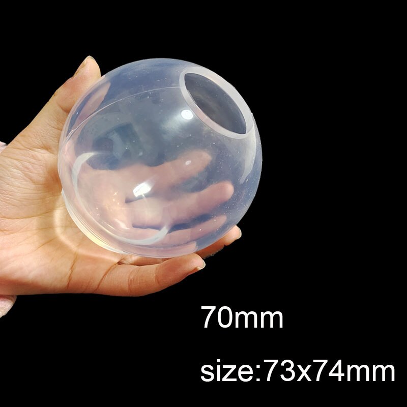 DIY kulka Planet żywica epoksydowa formy biżuteria narzędzia biżuteria akcesoria rzemieślnicze lampy światła formy: 70mm