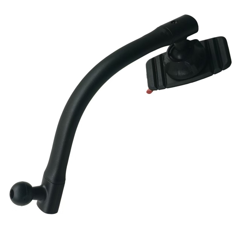 Soporte para teléfono con cabeza de bola de 17MM, brazo largo para parabrisas, tablero magnético, soporte para coche, base de montaje para teléfono móvil
