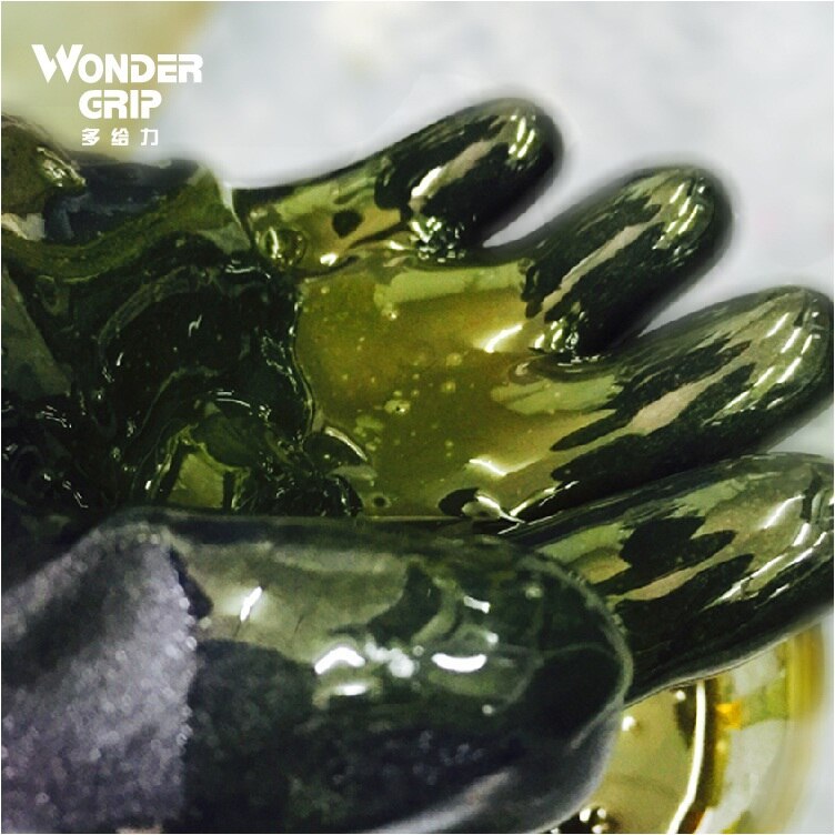 Nitril Handschoenen Chemische Slip Veiligheid Handschoen Nitril Volledig Gecoate Water Proof Olie Slip Comfortabele Antibiotica Werk Handschoen