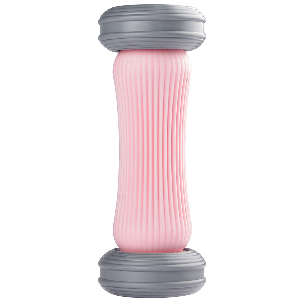 Pvc voetmassage roller ontspanningsapparaat handmatige massage voettrainer ontspanning fysiotherapie fascia roller diepe weefselmassage: Blauw