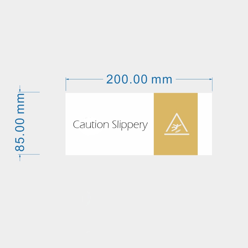 Room Sign Board: Slippery When Wet