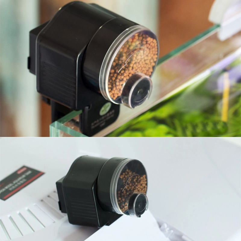 Automatic Fish Feeder for Aquarium Fish Tank Auto Feeder with Timer Pet Feeding Dispenser Fish Shrimp Betta Goldfish Food Feeder