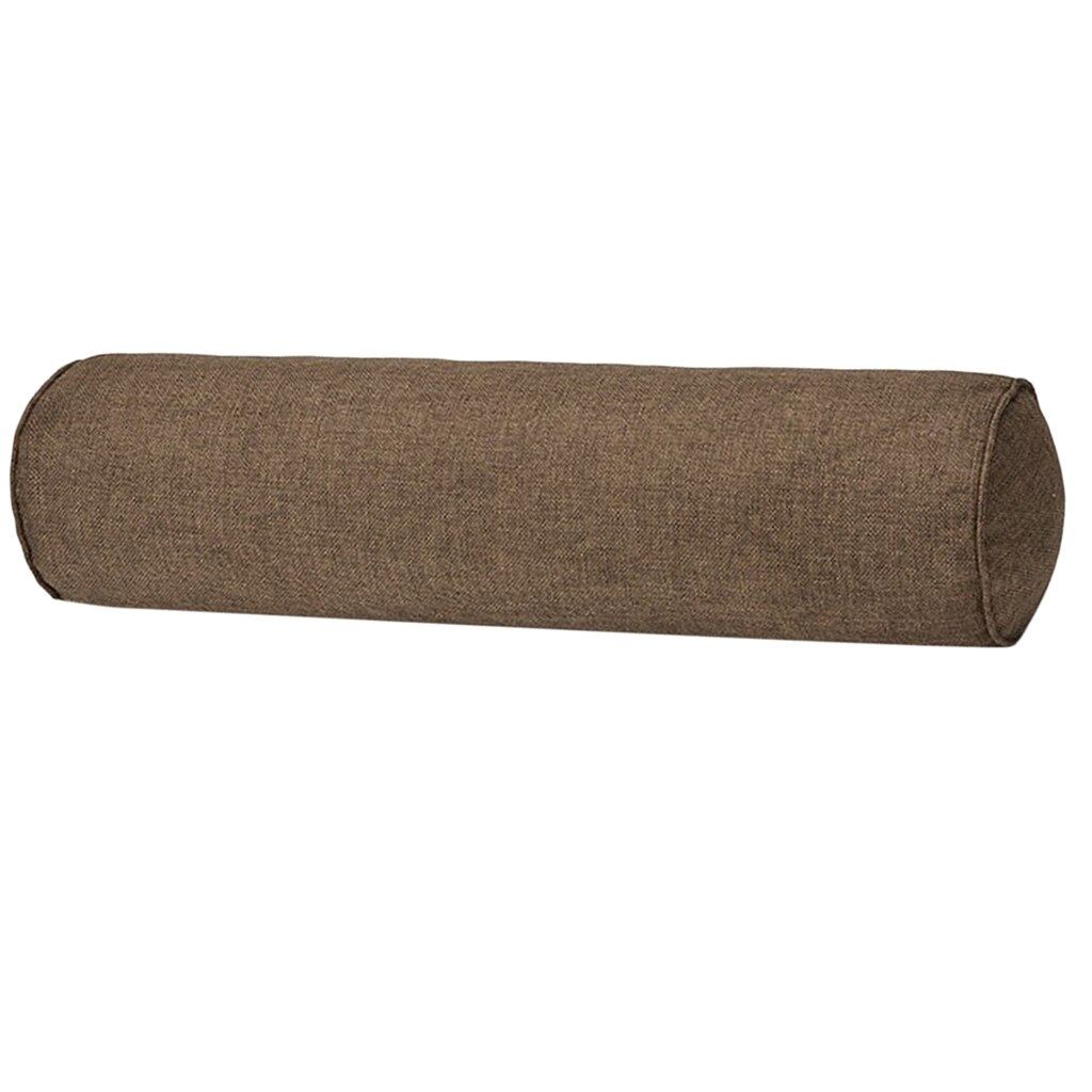 Firm Lumbar Roll, Seat Cushion for Lower Back, Backrest for Car or Office Chair: Coffee