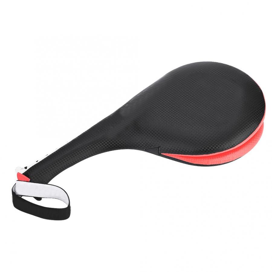 Objetivo de pie para Taekwondo, almohadilla para pie, objetivo de boxeo, Sanda, entrenamiento, taekwondo, almohadilla para golpear, bolsa para niños adultos: Negro