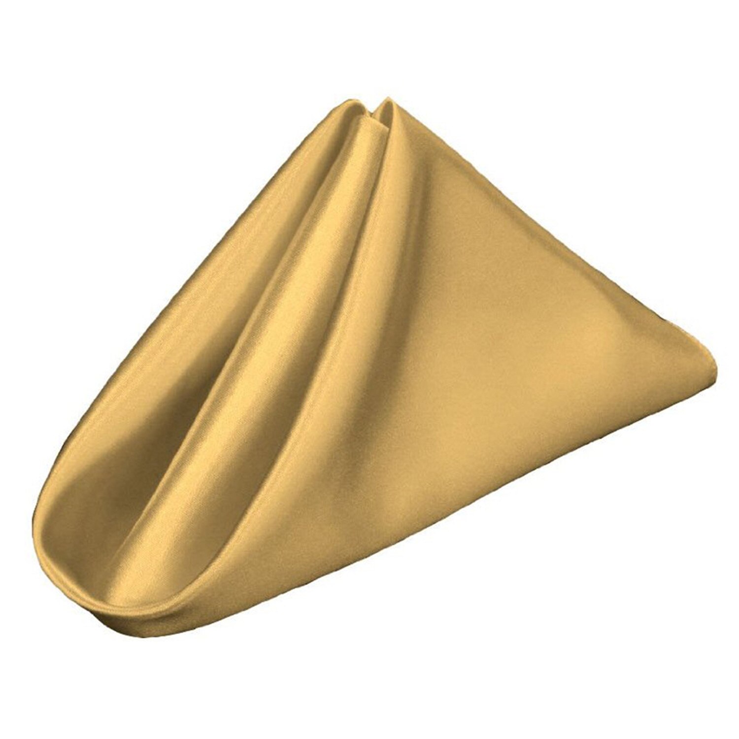 10 stuks gouden vierkante servetten voor feesten, banketten, bruiloften en hotels.