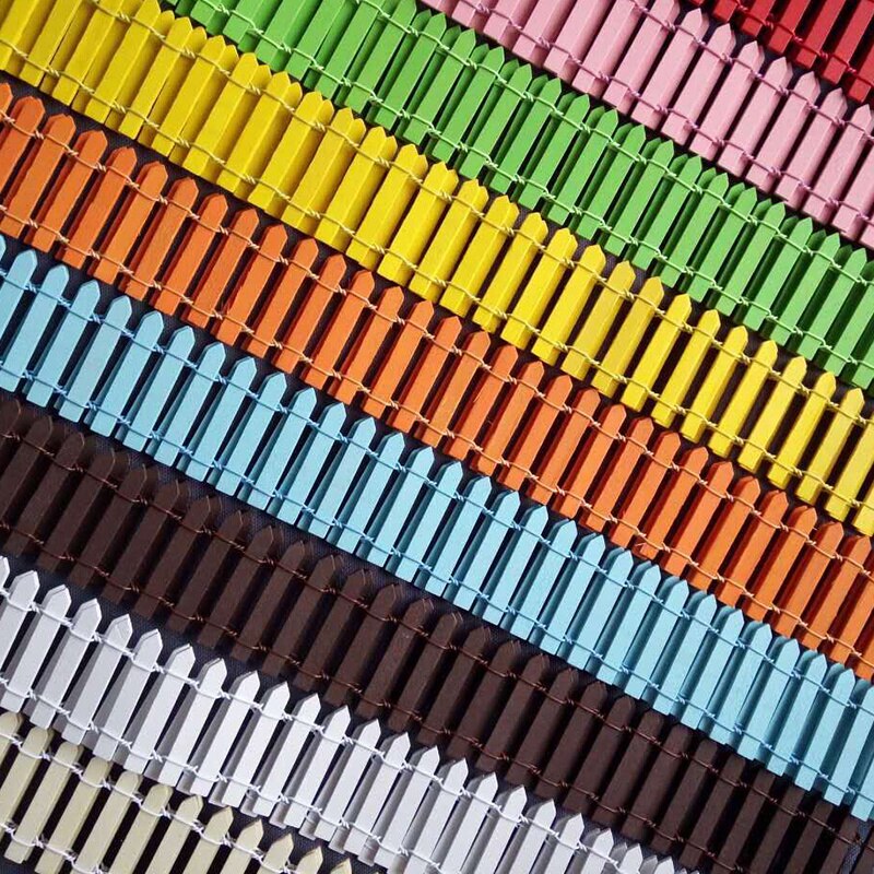 1 stk. 90*5cm gelænder mini mos mikro-landskab hegn havedekoration lille blegende træ palisade gør-det-selv blomsterskive balustrade