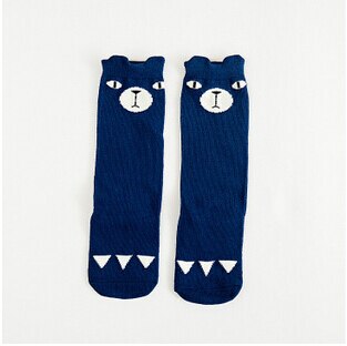 Fox Socks Calcetines de animales de bebé para niños, hasta la rodilla lindo bebé niña calcetines largos calentadores de piernas niño Kawaii largo bebé niños niña calcetín alto de rodilla: Dorado / 1T to 2T