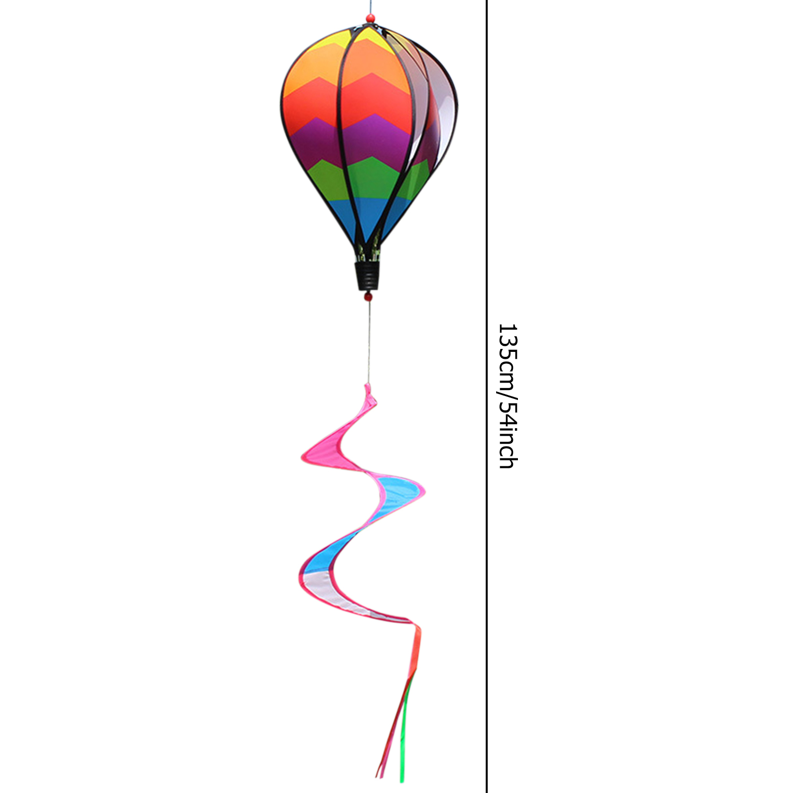Heißer Luft Ballon Wind Spinner Regenbogen Kinetische Hängen Wind Twister Dekoration für Familie Haus Vor Hof Garten draussen Windmühle: Stil C