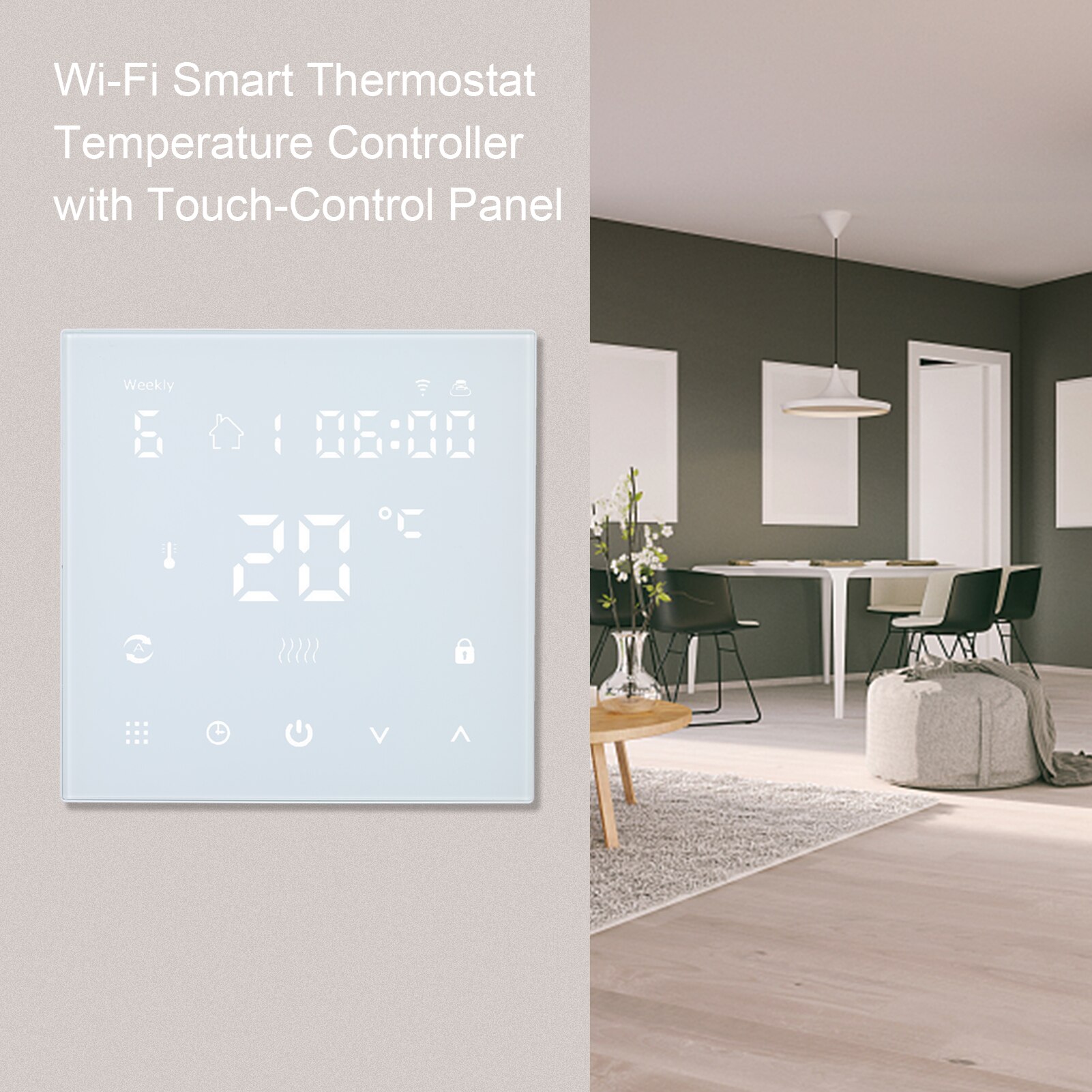 Wi-fi Digitale Thermostaat Temperatuur Controller App Controle 3A Voor Gas Boiler &amp; Water Verwarming/16A Voor Elektrische Verwarming