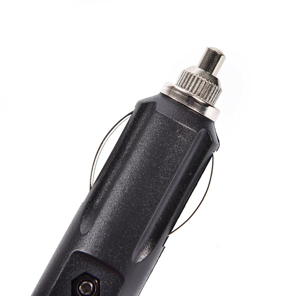 2 st unviersal led röd indikator hane bil cigarettändaruttag stickkontakt