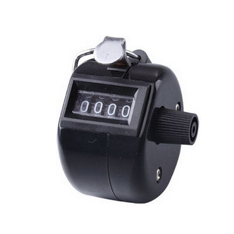 Gym Stainless Metal /Plastic Mini Lap Golf Hand Held Manual 4 Digit Number Farm Hand Golf Tally Football Counter Clicker