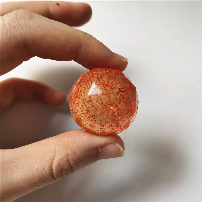 20 piezas diamante pelotas saltarinas de goma Chidlren flotante saltarín juegos deportivos al aire libre pelotas de juguete para niños bebé 3CM