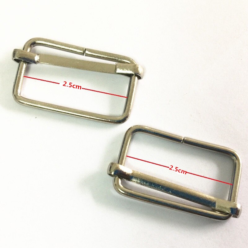 20pcs Bag Strap Fitting Buckle Adjust Slider Loop Bag Making 25mm Sewing Craft,belts bags and shoes fasteners