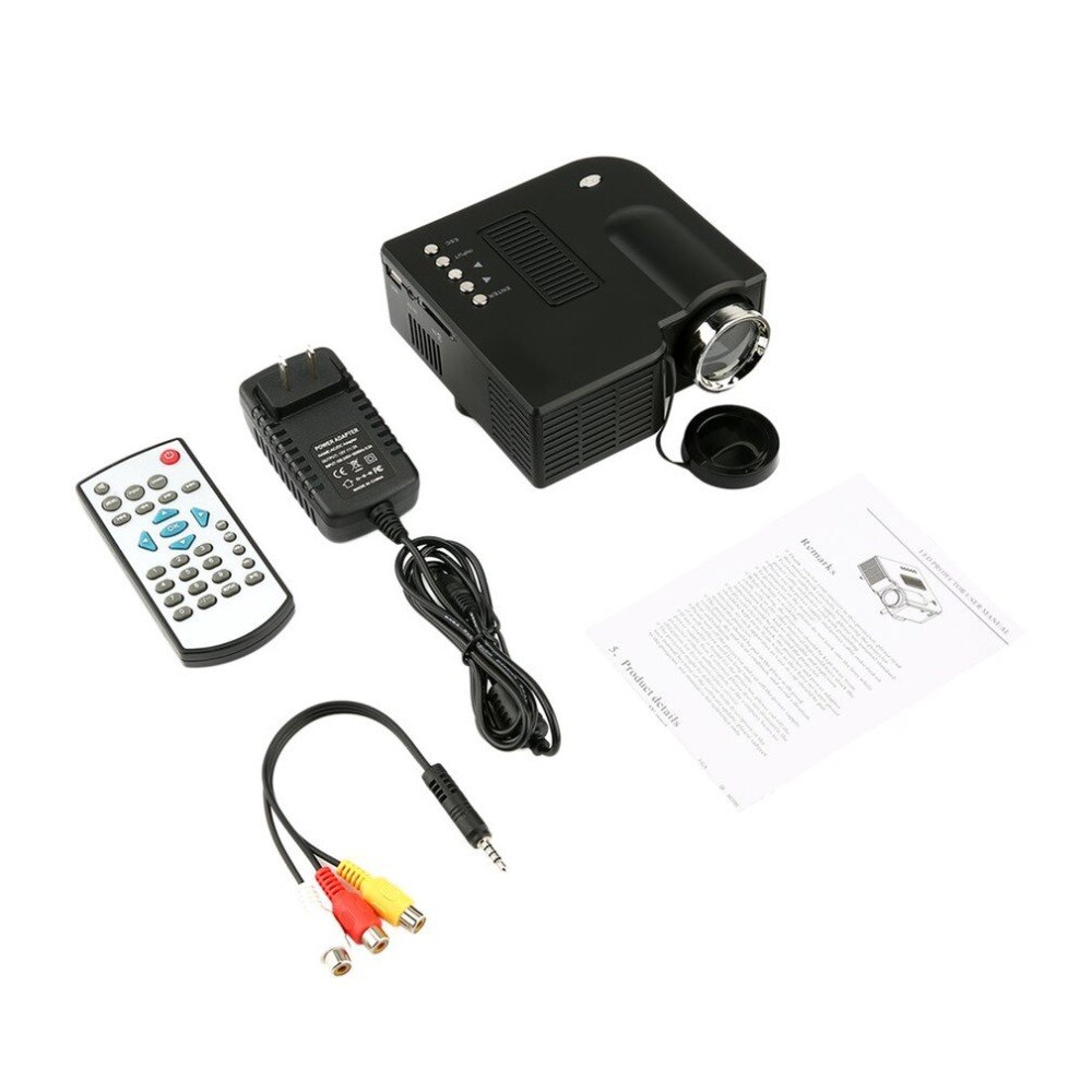 UC28 Mini Projector Hd Thuis 1080P Micro Draagbare Led Projector Lcd Display Technologie Voor Thuis Entertainm Conferentie Systeem