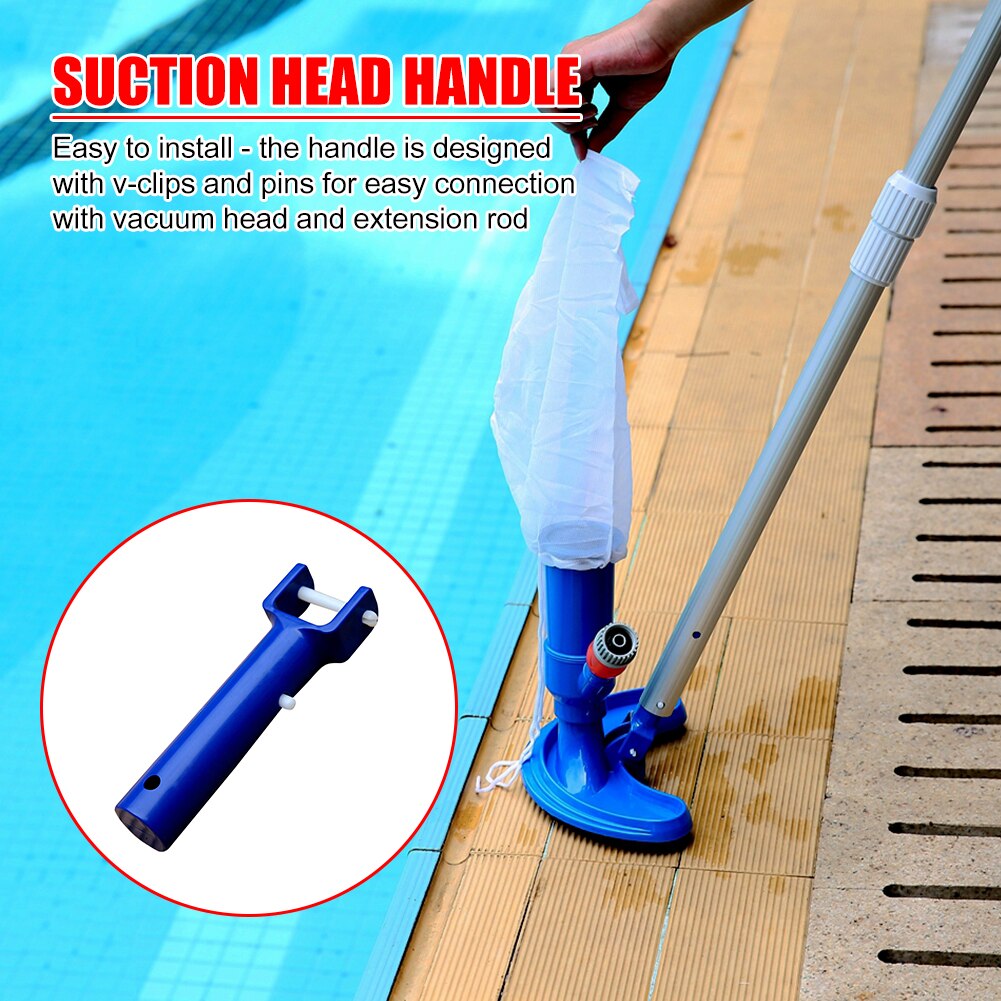 Swimming Pool Vacuum Head Handle Replacement Sewage V-Clip Pin Suction Cleaning Swimming Portable Outdoor Elements