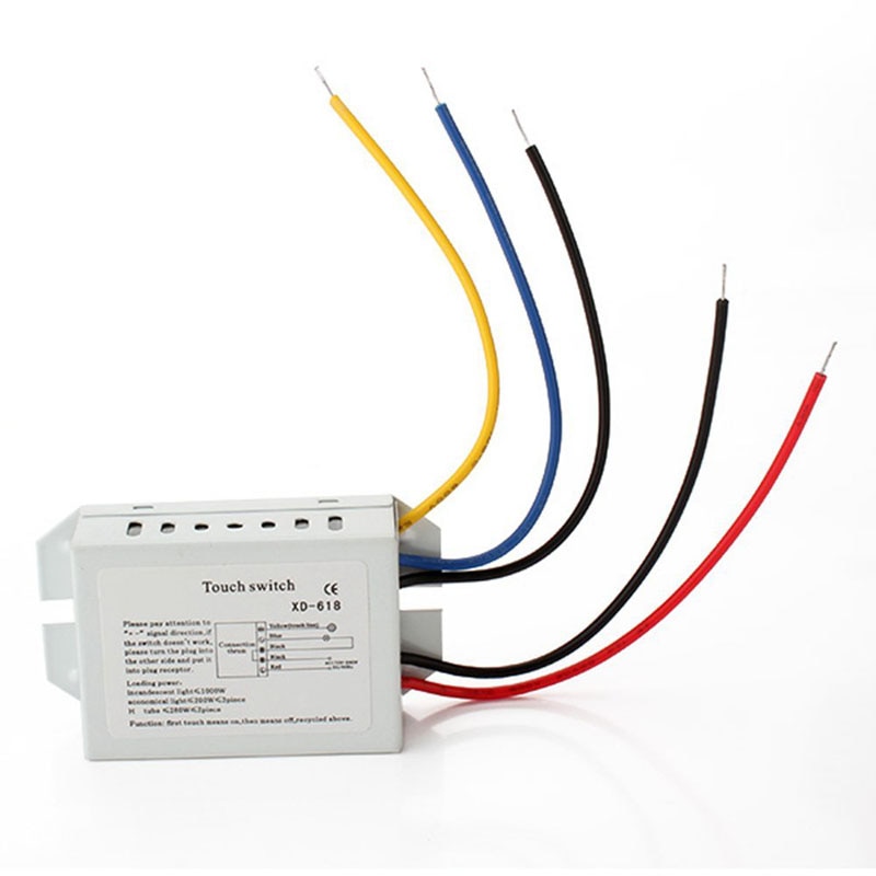 Professionele Licht 220V On/Off Touch Schakelaar voor LED Lamp Licht Pijp XD-618 M25