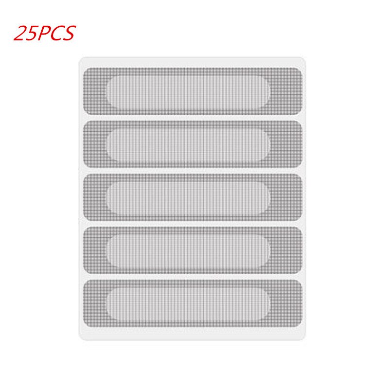 15/25/50 szt. anty-owad muchy robaki drzwi okno moskitiera taśma naprawcza netto klej okno akcesoria robić naprawy homeoom: 25szt