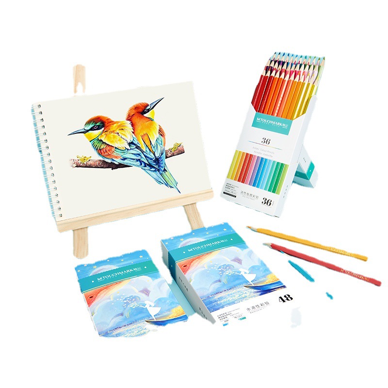 24/36/48/72/120 Color Pencil Set Student Children Diy Graffiti Oily Water-soluble Color Lead Sketch Comic Coloring Pen