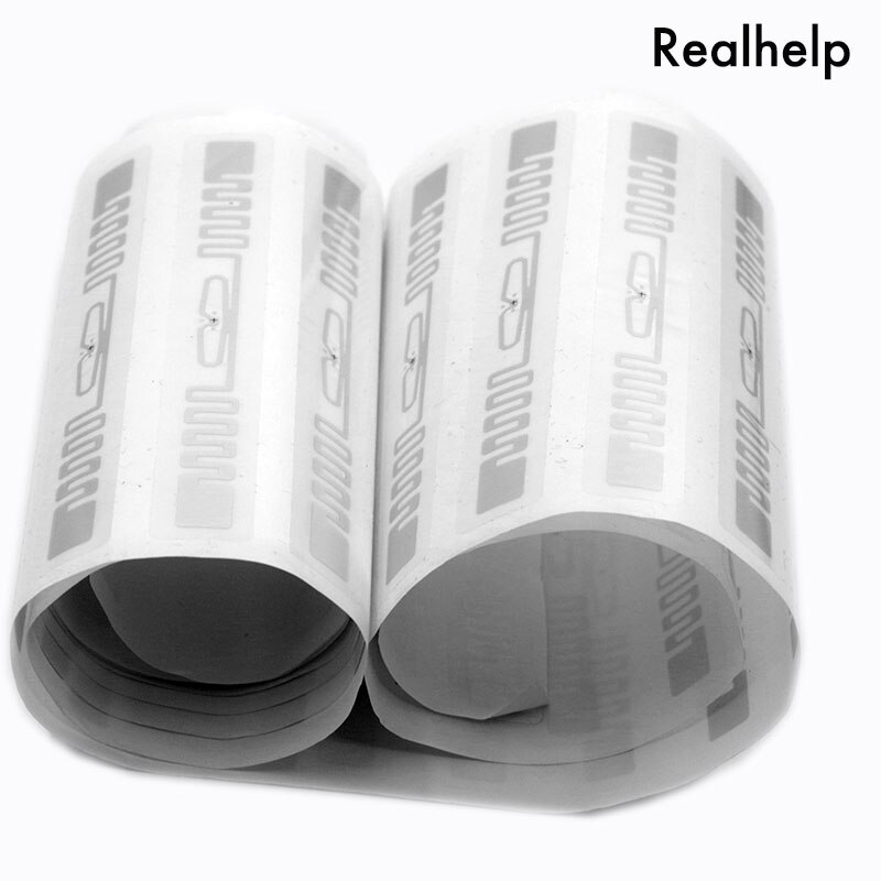 6C 6B UHF 915 MHZ RFID 9662 Transparent Label Elektronik Tag RFID Klebstoff Tag Stealth Label RFID Klebstoff Tag Freies