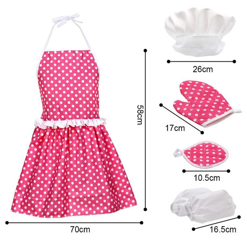13 stück freundlicher Kochen Backen Spielzeug einstellen, Küche Utensilien Backen Werkzeuge Spielen Haus Kuchen Schürze Für freundlicher Rolle Spielen