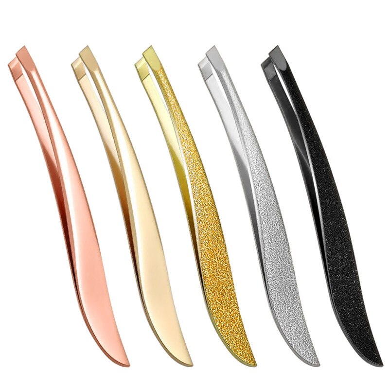 1 Pc Rvs Wenkbrauw Pincet Slant Tip Womens Mens Wenkbrauw Pincet Voor Wenkbrauw Ingegroeide Shaper