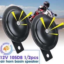 12v motorcycle horn Universal Waterproof Electric Horn 12V 105db Motorcycle Motor Scooter Loud Sound