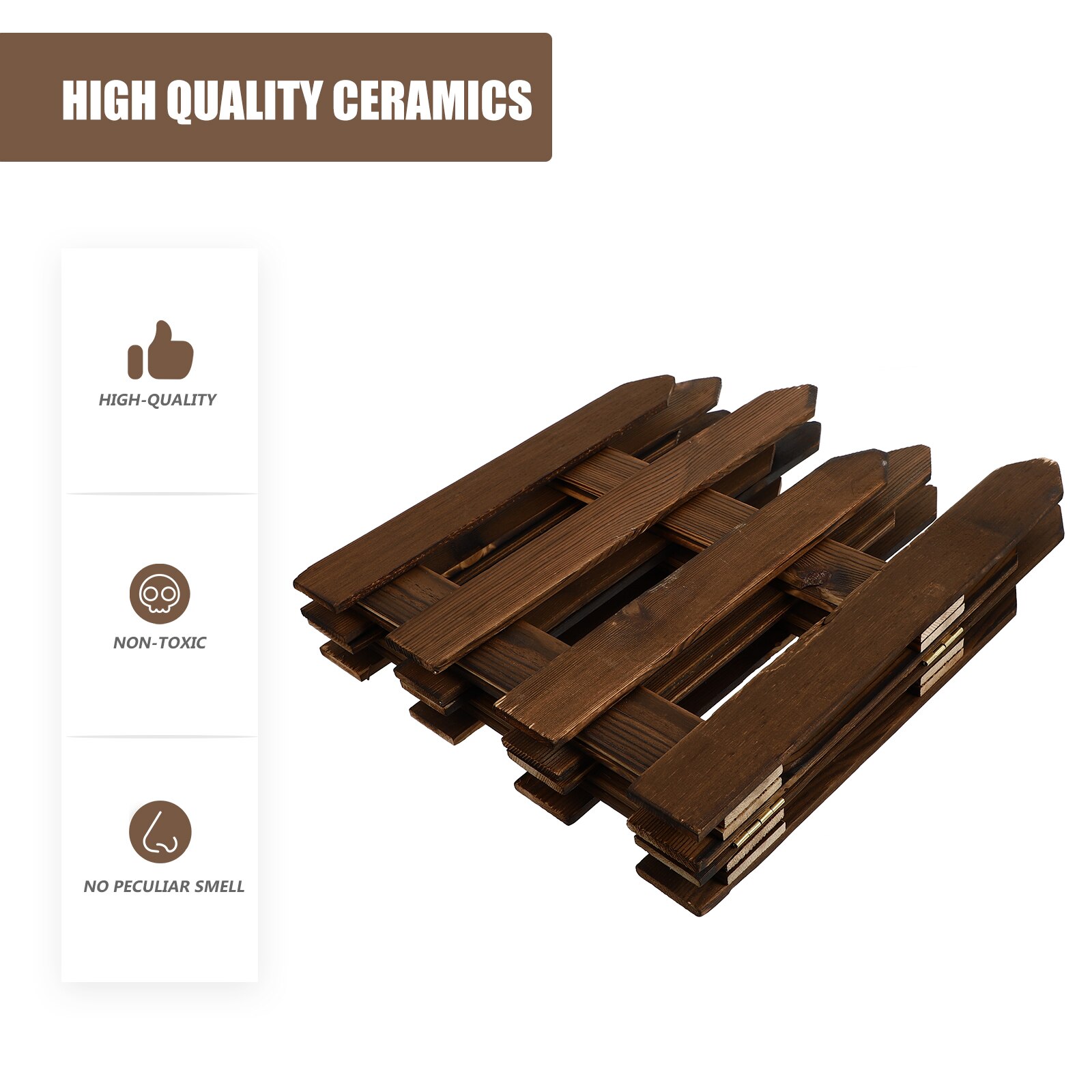 1 Set of Anti Corrosive Partition Fence Garden Fence Adornment for Hotel