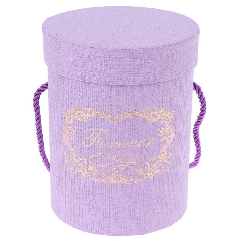 165*120mm Süssigkeit Bar Boxen runden Blume Papier Boxen Deckel Umarmung Eimer florist Verpackung Kasten Party Hochzeit liefern: 4