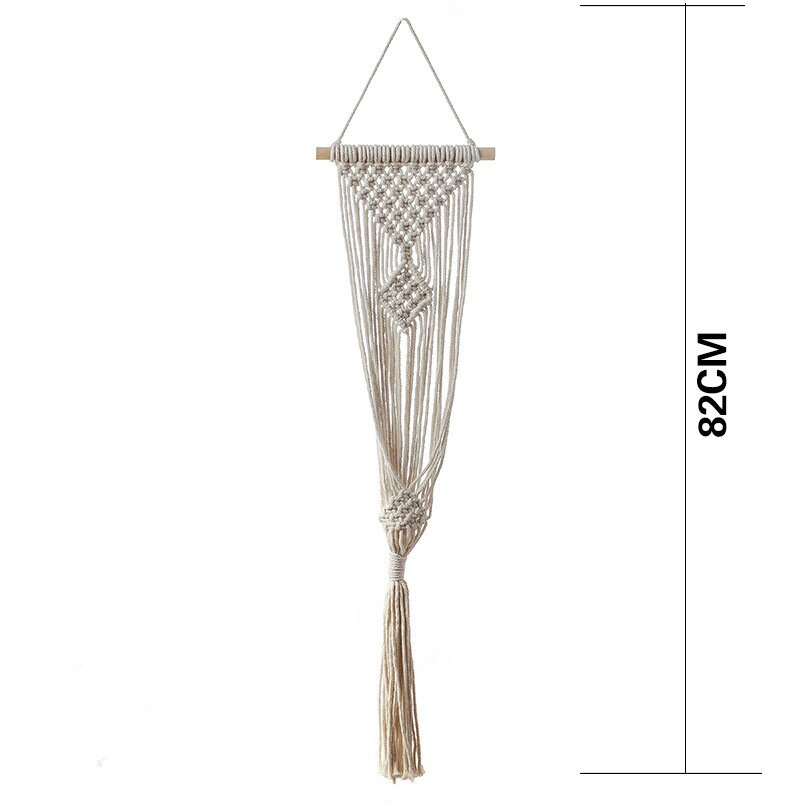 Makramee Werk Aufhänger Indoor Outdoor Dekoration Handgemachte Seil Blume Pflanze Halter Hause Countyard Garten Macrame Wand Hängen: plum