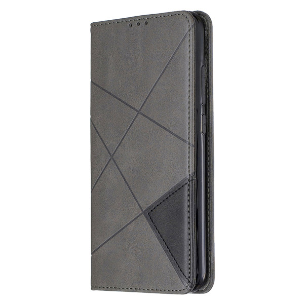 Funda 3D aleta de cuero magnético para Xiaomi Redmi Note 8 funda Retro cartera tarjetero soporte libro cubierta para Xiaomi Redmi note 8 pro: for Redmi Note 8 Pro / Gray / Only Case