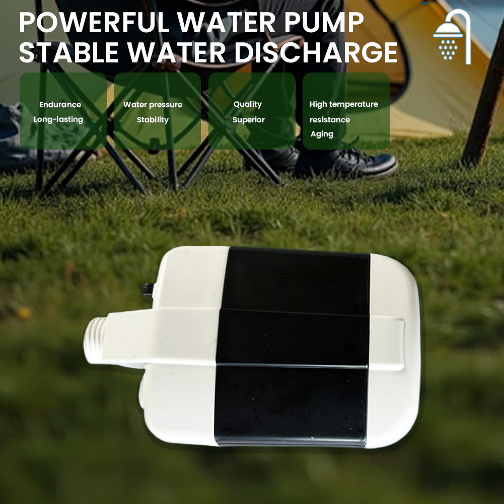 Tragbare elektrische Campingdusche mit 1,5 m Schlauch, wiederaufladbarer sprühen-Lager-Duschkopf für draußen, Wandern, Hunde, Schlecht, Strand, Reisen