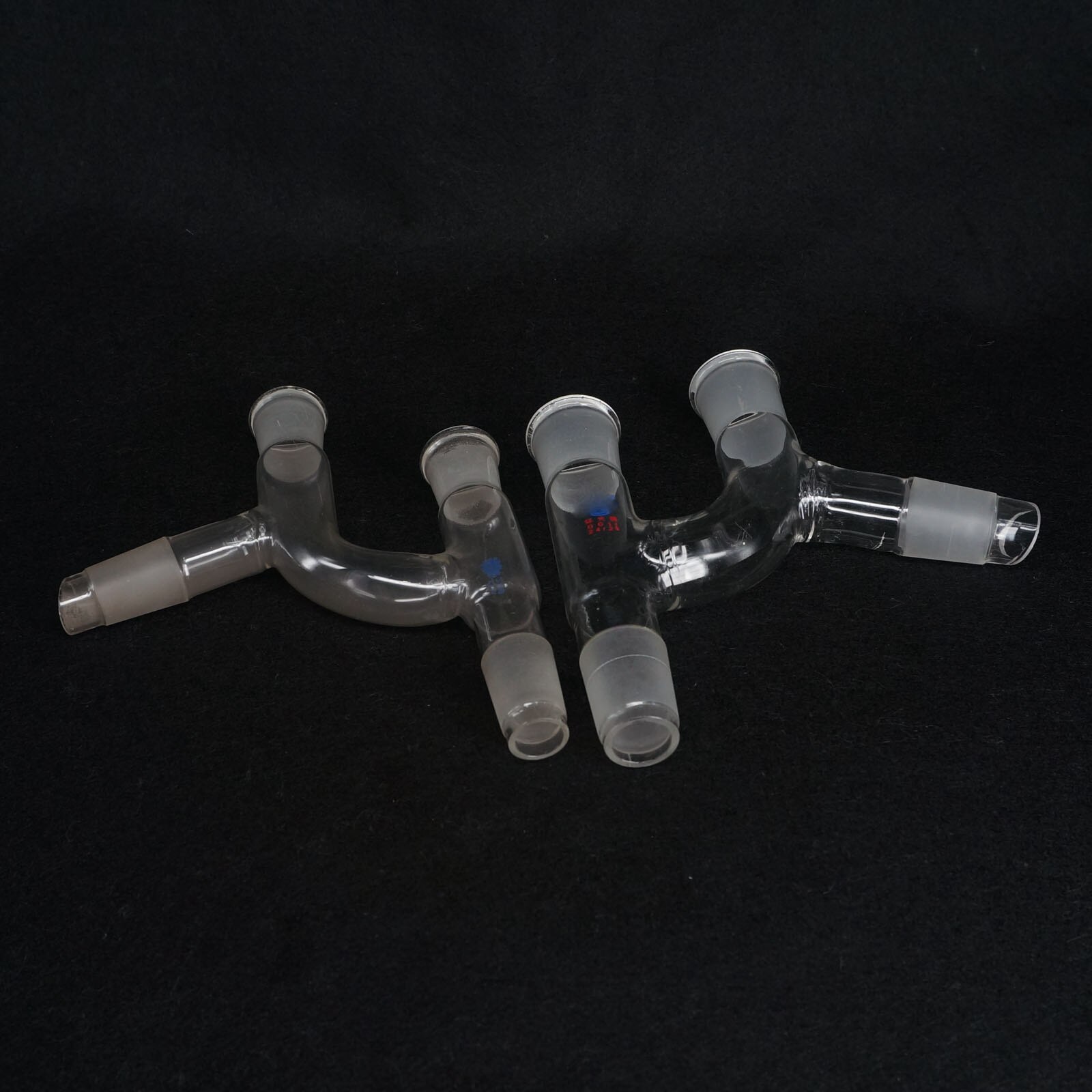 14/23 19/26 Joint 19/26 24/29 Stopper 4 Way 75 Degree Glass Distillation Adapters Connectors Four mouths distillation head