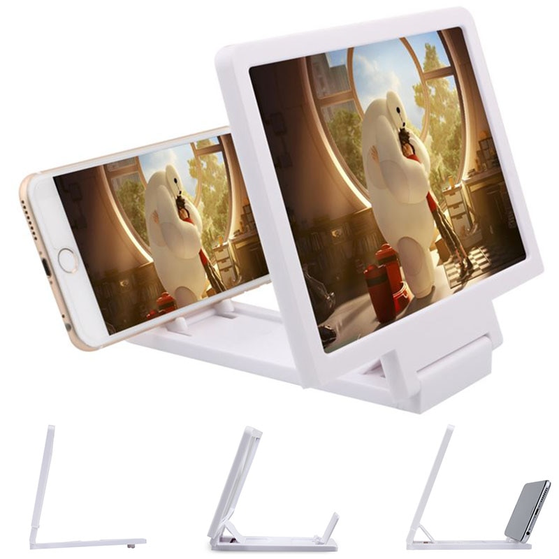 3D Screen Versterker Mobiele Telefoon Vergrootglas HD Stand Voor Video Movie Vouwen Screen Vergrote Ogen Bescherming Houder