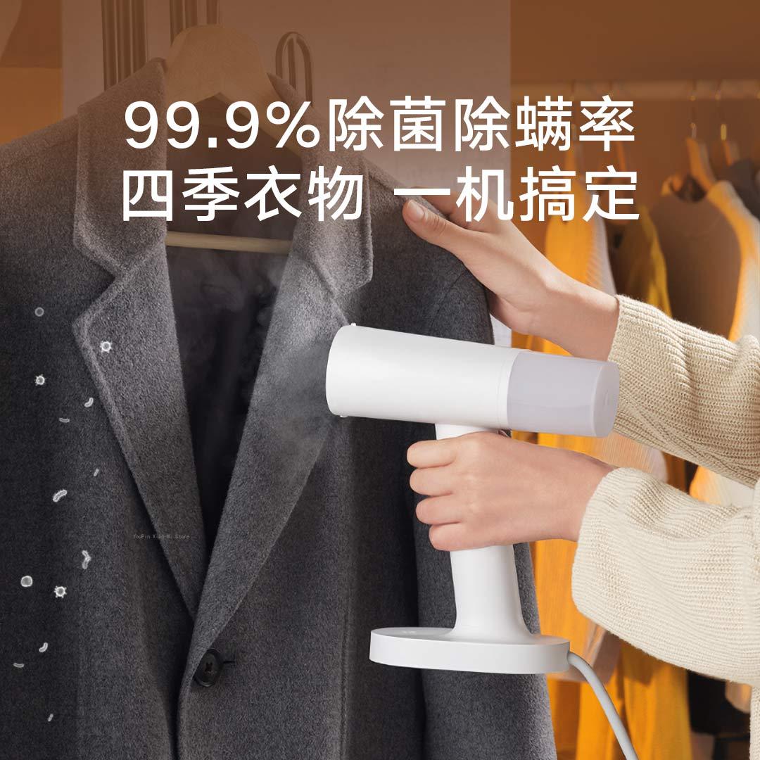 Xiaomi Mijia – nettoyeur vapeur électrique pour vêtements, appareil Portable pour enlever les acariens et repasser les vêtements à plat
