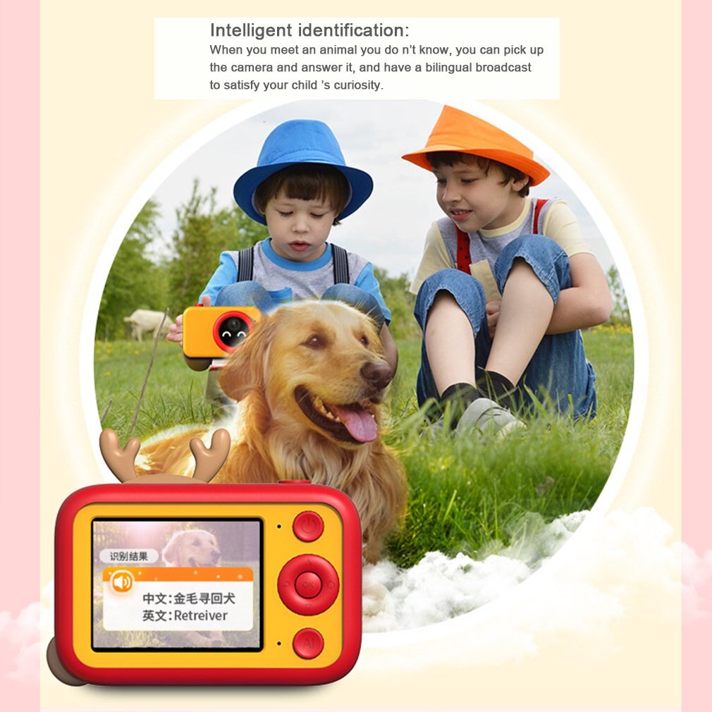 Enfants Mini caméra Full HD 1080P Portable numérique vidéo Photo caméra 2 pouces écran affichage enfants pour enfant jeu étude caméra