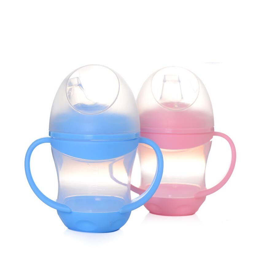 160Ml Delicate Baby Sippy Cup Bpa Gratis Pp Zuigeling Leren Drinkwater Cup Zachte Tuit Kids Training Kopjes Effen voedingen