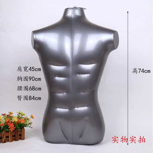 Inflatable Mannequin Plastic Female Mannequin Torso Display Dummy For Clothes