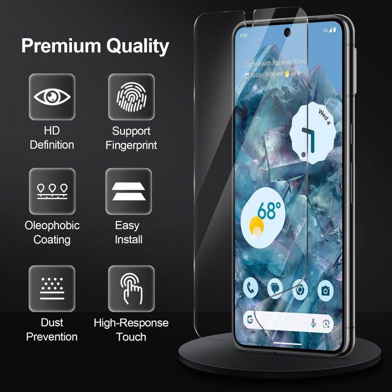 1-4PCS Hydrogel Film for Google Pixel 8 Pro 7 6 5 4 3 7A 6A 5A 4A 4XL Soft Screen Protectors Anti Scratch Screen Protective film
