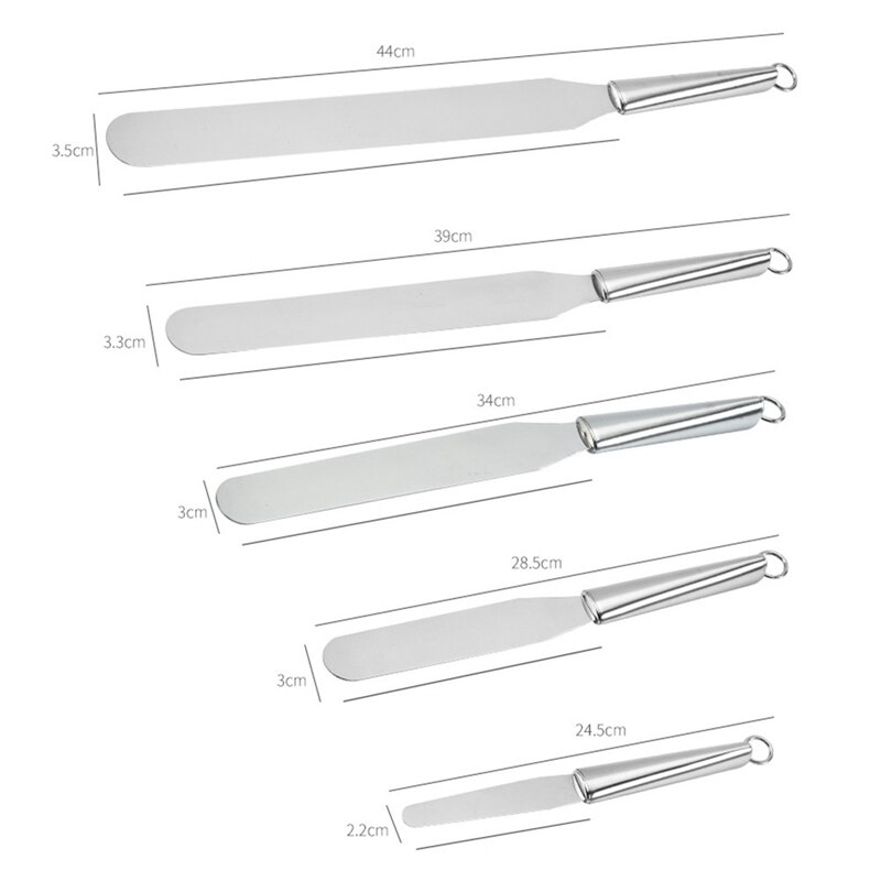 Stainless Steel Baking and Pastry Tools Portable Cream Spatula Cake Butter Kitchen Gadget Cake Decorating Tool