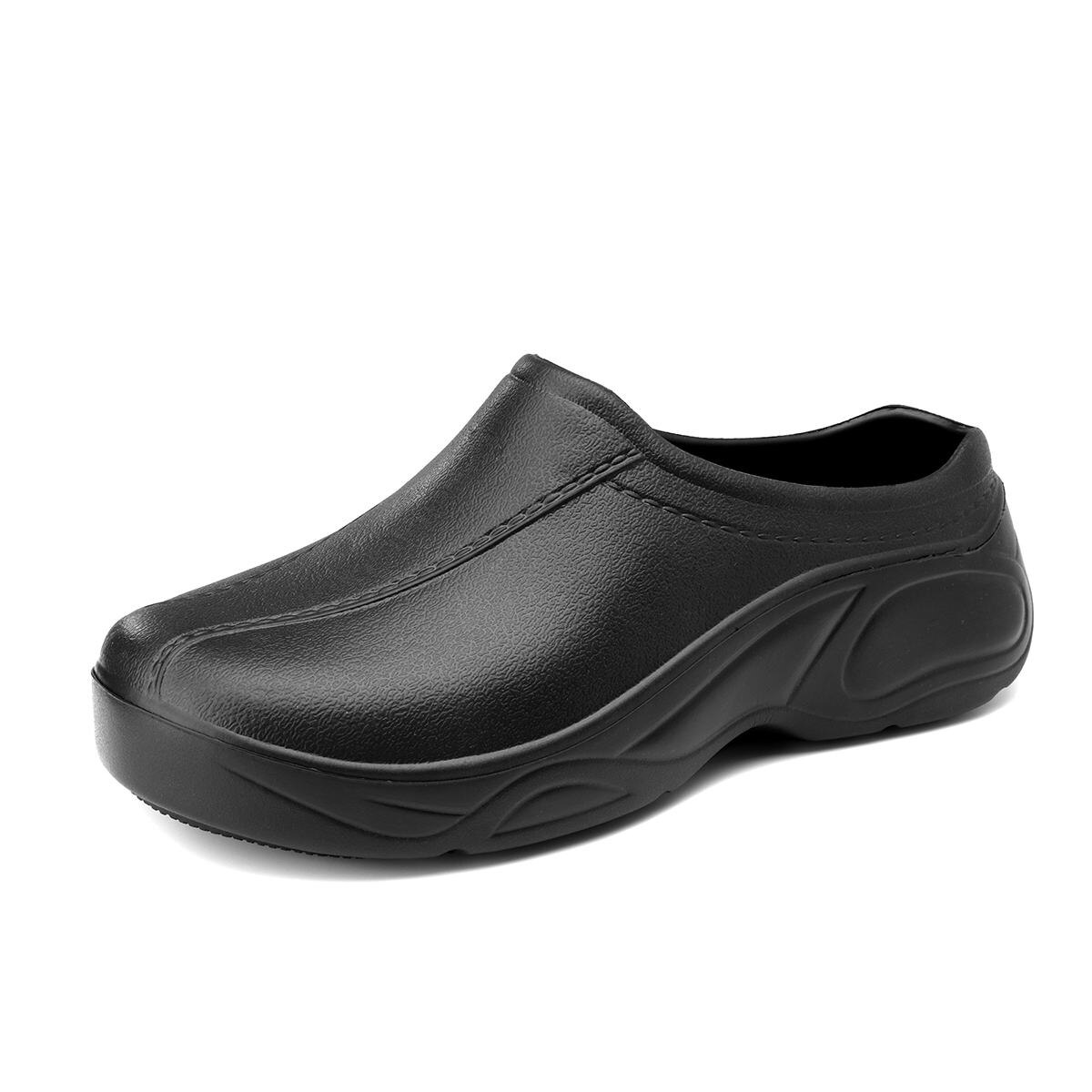 Nis Vrouwen Slippers Ronde Neus Lichtgewicht Comfortabele Verpleging Vrouwen Schoenen Antislip Werkschoenen Vrouw Dames Slides Slippers: Black / 7.5