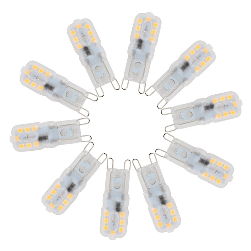 10 X G9 5W LED Dimmable Capsule Bulb Replace Light Lamps AC220-240V
