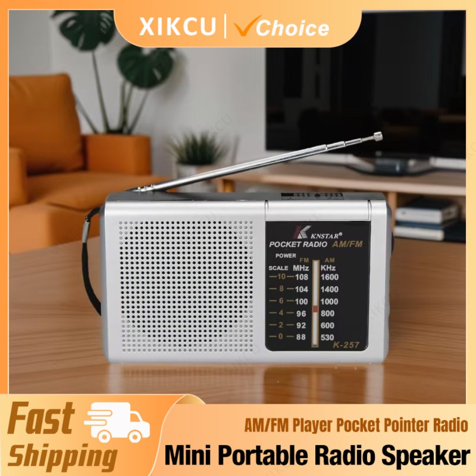 Portable Multi Functional Low Power Radio AM FM Mini Two Band Walkman Battery Outdoor Stereo Radio for Walking Hiking Camping